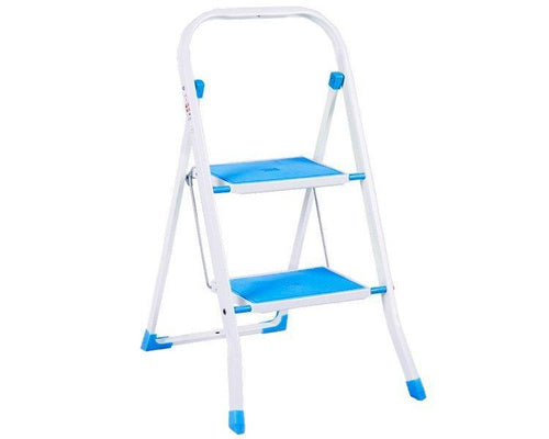 Eurogold SuperMax Two-Step Ladder with Anti-Slip Grip - Red