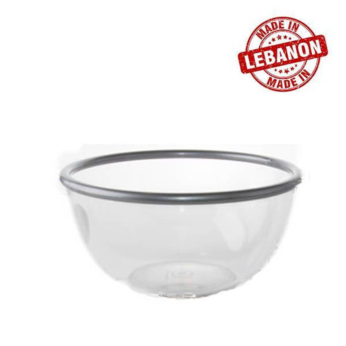 Gab Plastic Serving Bowl with Rim - 21cm