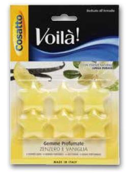 Cosatto Ginger & Vanilla Fragrant Gems for Wardrobe - Pack of 6