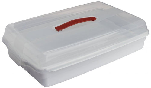 Curver Chef@Home Butler Party Box with Clip-on Lid and Handle - White