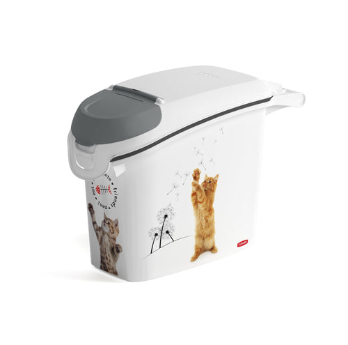 Curver Pet Dry Food Container with Cat Images - 6 Kg