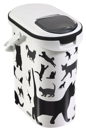 Curver Pet Dry Food Container with Cat Prints - 4 Kg