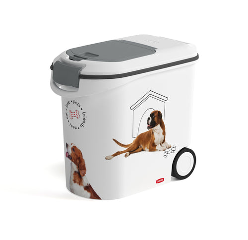 Curver Pet Dry Food Container with Dog Images - 12 Kg