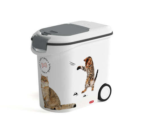 Curver Pet Dry Food Container with Cat Images - 12 Kg