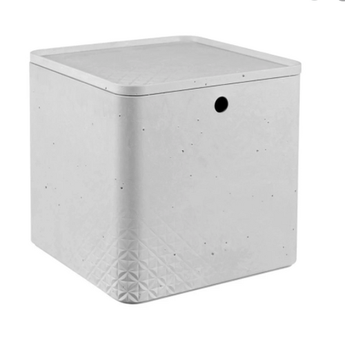 Curver Beton Storage Box with Lid - XL, 18 Liters