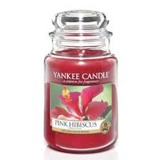 Yankee Candle Glass Jar Candle - Pink Hibiscus