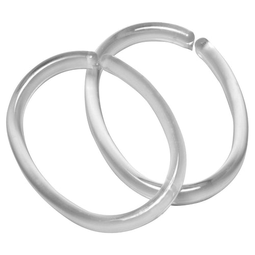 Sealskin Curtain Clip Rings, Pack of 12 - Transparent