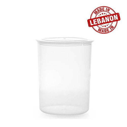 Gab Plastic Cylindrical Food Container with Lid - 2.5L