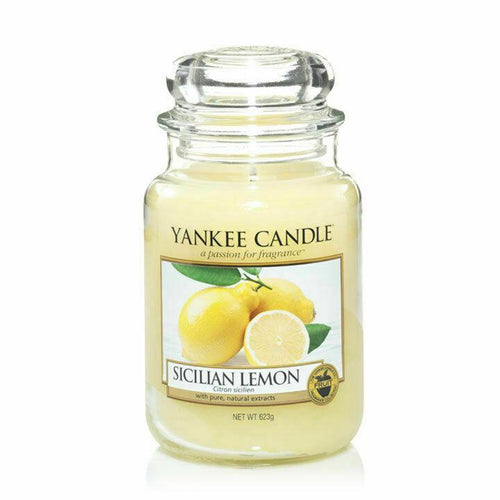Yankee Candle Glass Jar Candle - Sicilian Lemon