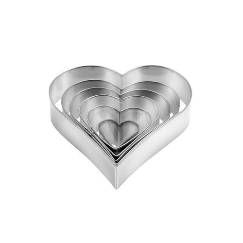 Tescoma Delicia Set of 6 Heart Cookie Cutters