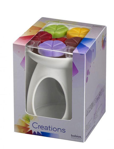 Bolsius Creations Wax Warmer with Wax Melts Pack