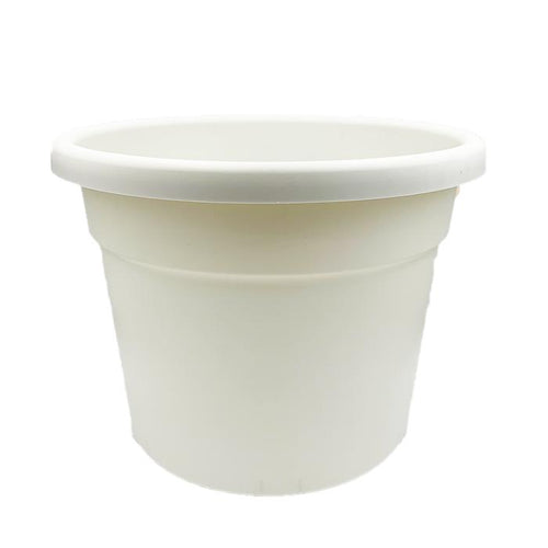 Viomes Cylindro Flower Planters - 25cm, Off White or Sand Beige or Dark Grey