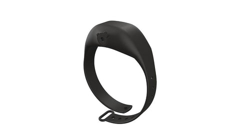 SqueezyBand Adjustable Wristband Hand Sanitizer, Black - Unisex