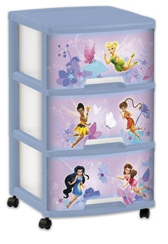 Curver Disney Fairies Drawers with Wheels