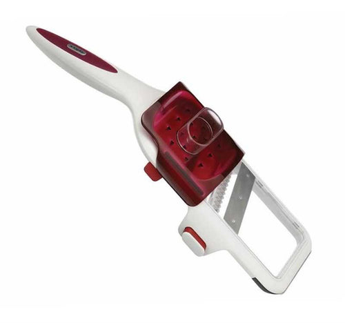 Zyliss Mini Handheld Vegetable Slicer - White & Red