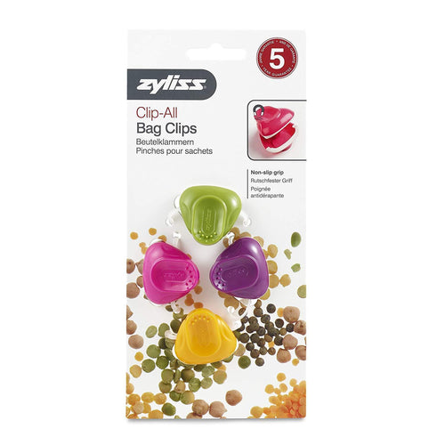 Zyliss Multicolor Clip-All Bag Clips - 4Pcs