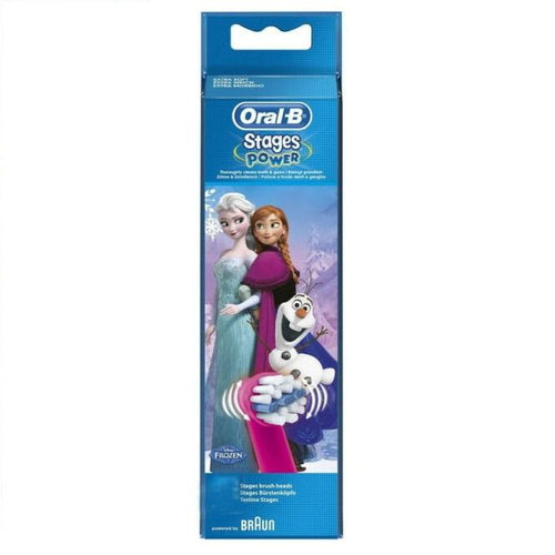 Braun Oral-B Toothbrush Replacement Heads for Kids, Frozen - Pack of 2