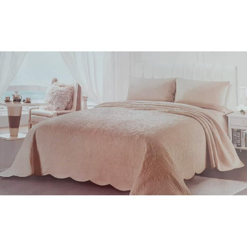Cannon Plush King Size Bedspread Set - 4-Piece Set, Available in Different Colors
