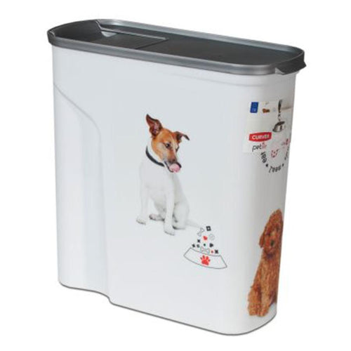 Curver Pet Dry Food Dispenser with Dog Images - 6 Liters