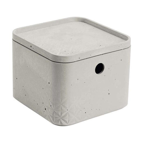 Curver Beton Storage Box with Lid - XS, 2 Liters