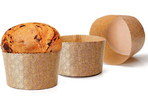 Ibili Pack of 5 Disposable Panettone Paper Molds