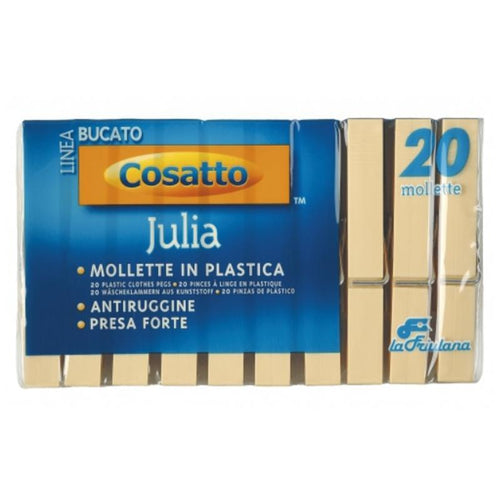 Cosatto Julia Plastic Clothes Pegs, Pack of 20 or Pack of 10 - Ivory