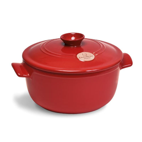 Emile Henry Flame Round Cocotte, 20cm - 2.5 liters