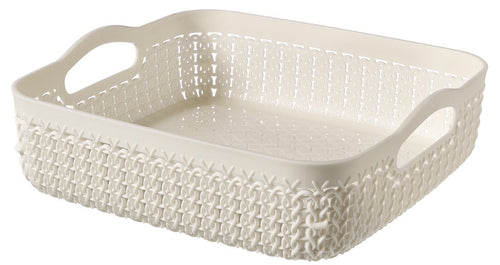 Curver Knit Square Tray Basket A5, 2.8 liters - 23 x 23cm