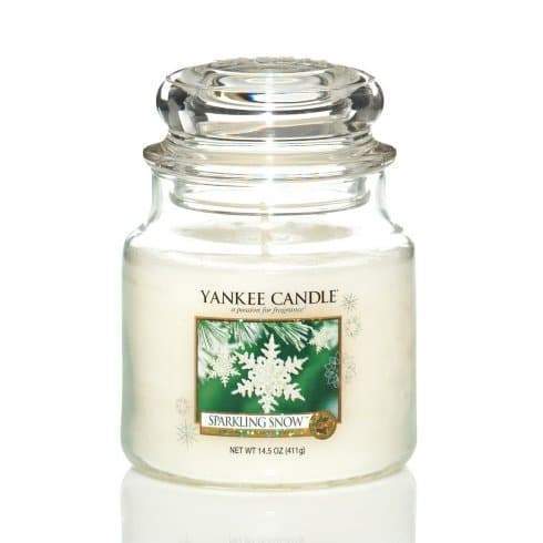 Yankee Candle Glass Jar Candle - Sparkling Snow