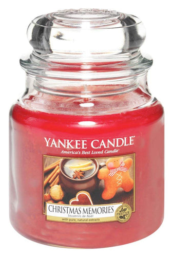 Yankee Candle Glass Jar Candle - Christmas Memories