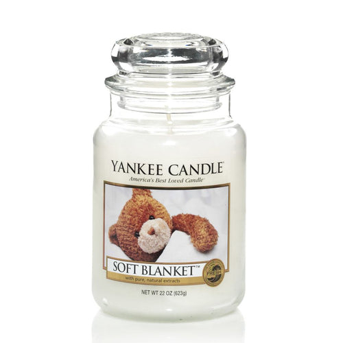 Yankee Candle Glass Jar Candle - Soft Blanket