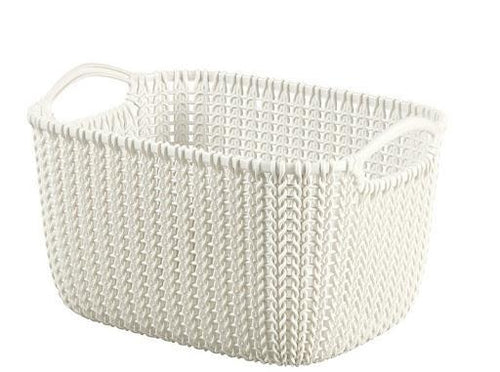 Curver Knit Small Rectangular Basket 8 liters