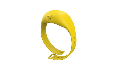 SqueezyBand Adjustable Wristband Hand Sanitizer, Yellow - Unisex