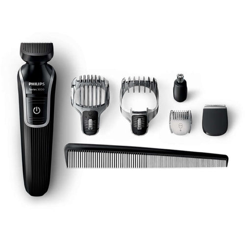 Philips Multigroom Shaving Kit 6-in-1 Beard & Hair Trimmer - Cordless, Fully Washable