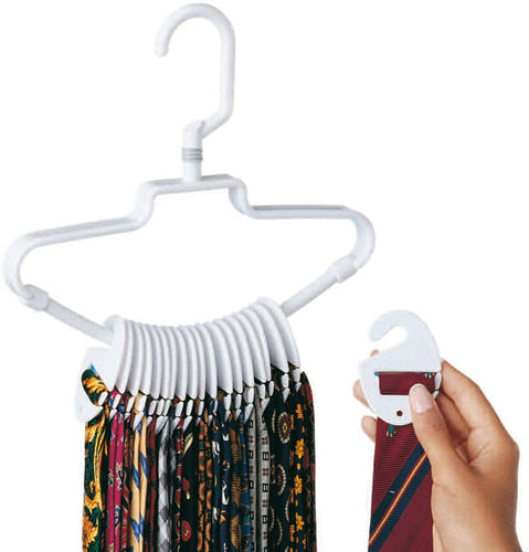 Rayen Tie Hanger / Rack for 20 ties, Removable Hooks