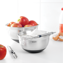 Load image into Gallery viewer, Brabantia Profile Mixing Bowl with Non-Slip Base - 3 Liters, Matt Steel
