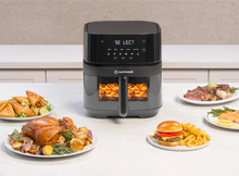 Load image into Gallery viewer, Nutricook Air Fryer Duo 2, Digital Control Panel Display, 6 Preset Programs with Built-In Preheat Functions - 8.5L, 2400W
