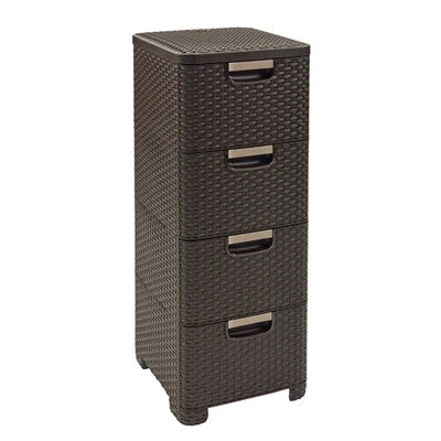 Curver My Style Drawers - 4 x 10 Liters, Brown